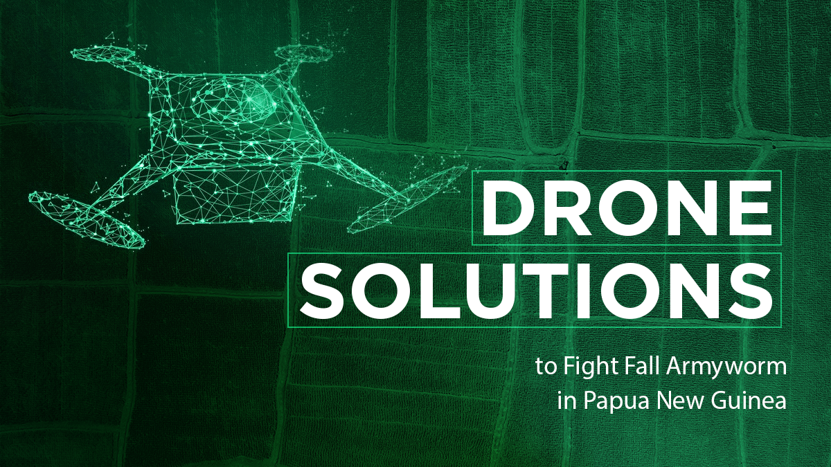 Drone Solutions to fight Fall Armyworm in Papua New Guinea