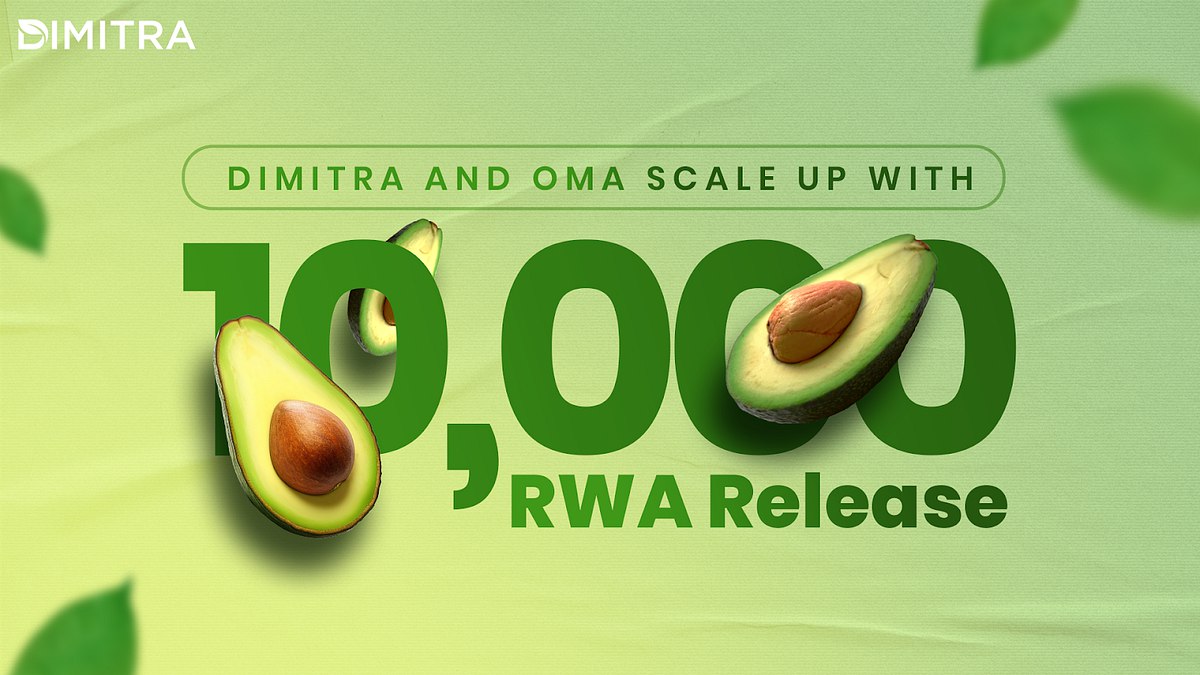 Dimitra and OMA Scale Up with 10,000 RWA Release