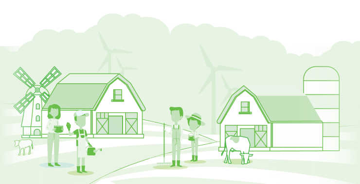 Local Community Impact Illustration