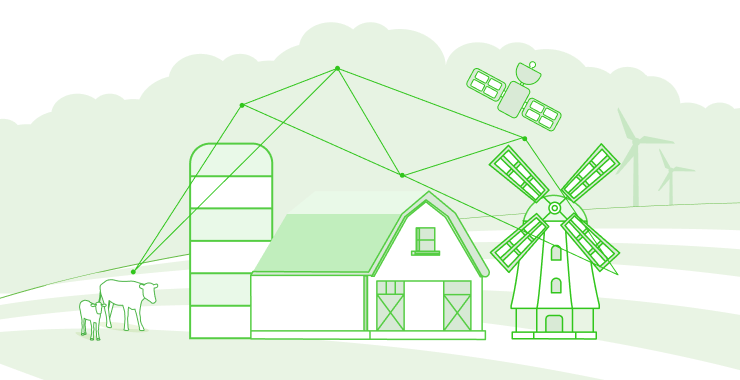 Satellite Tracking Illustration