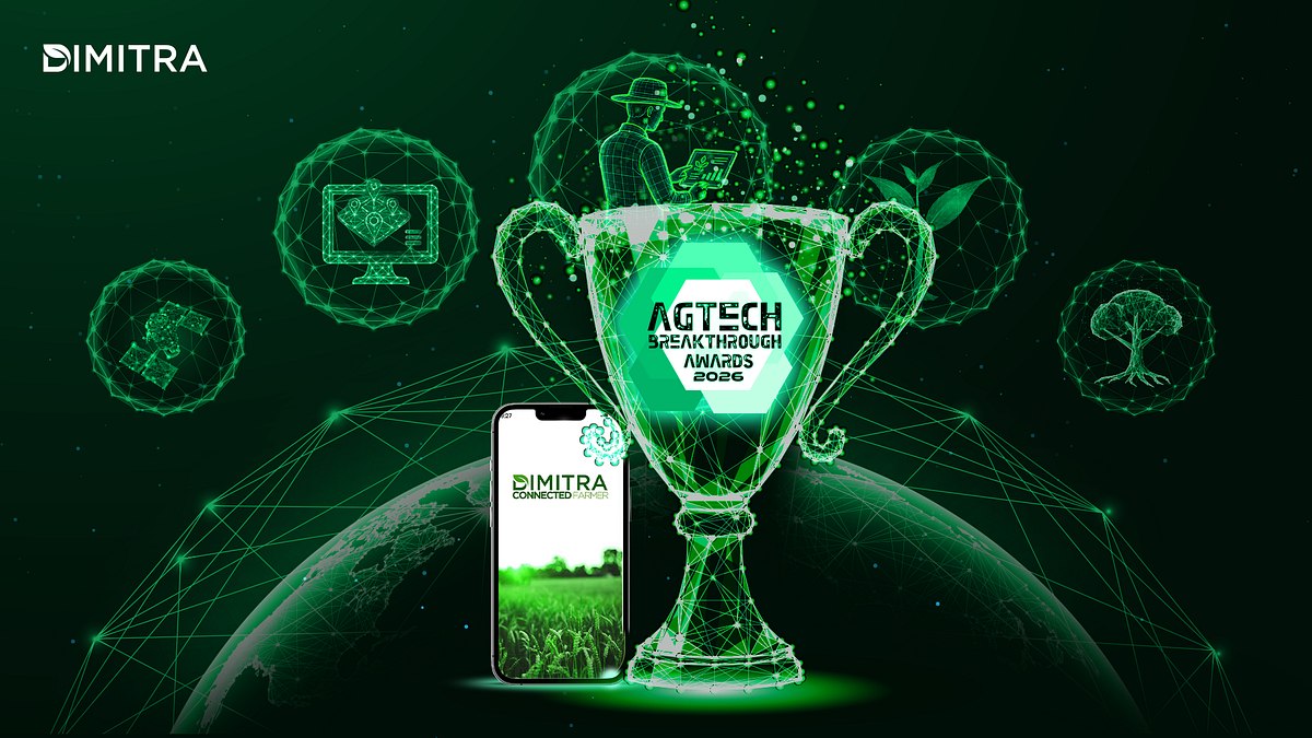Dimitra Named “Overall AgTech Solution of the Year” in 2026 AgTech Breakthrough Awards